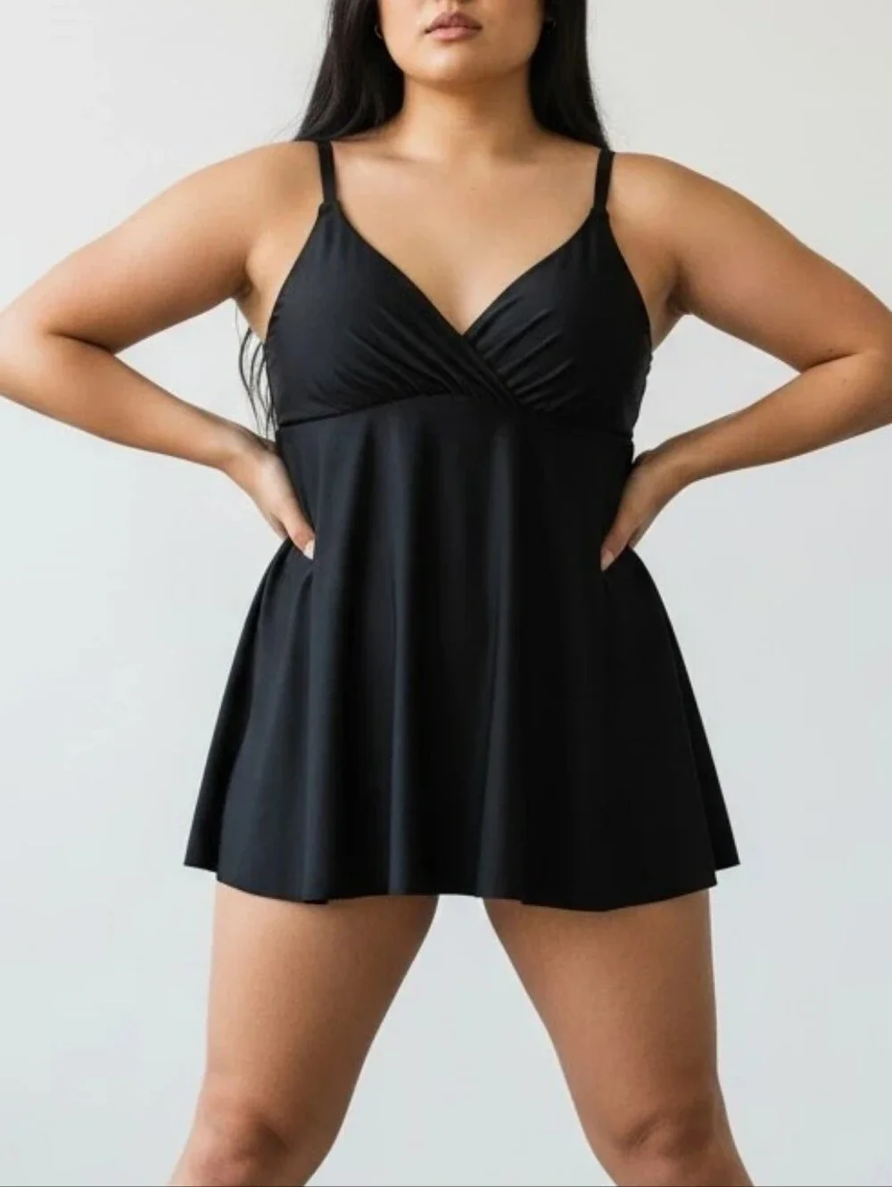Black Women's Swimsuit Onepiece 4XL